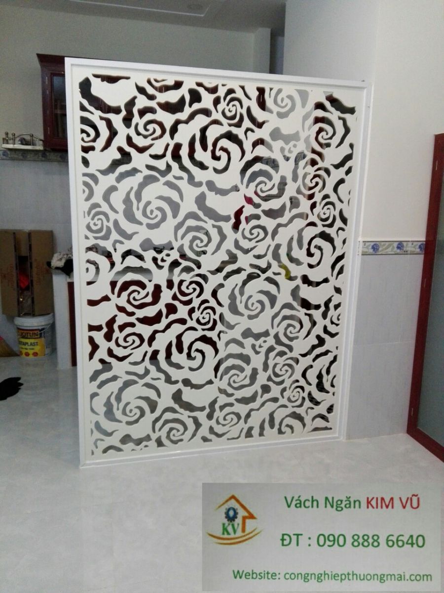 vách ngăn phòng bếp
