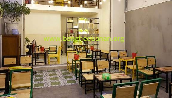 bàn ghế cafe, bàn ghế quán ăn tại Cầu Giấy