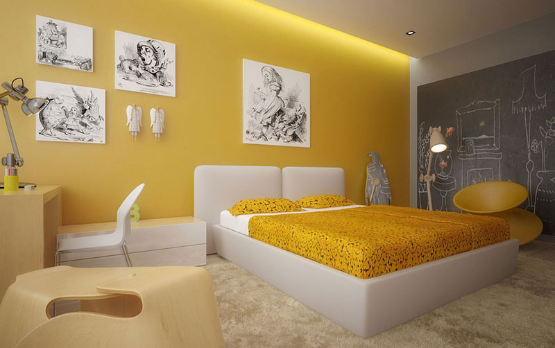 Sơn mầu cho gia chủ mệnh kim