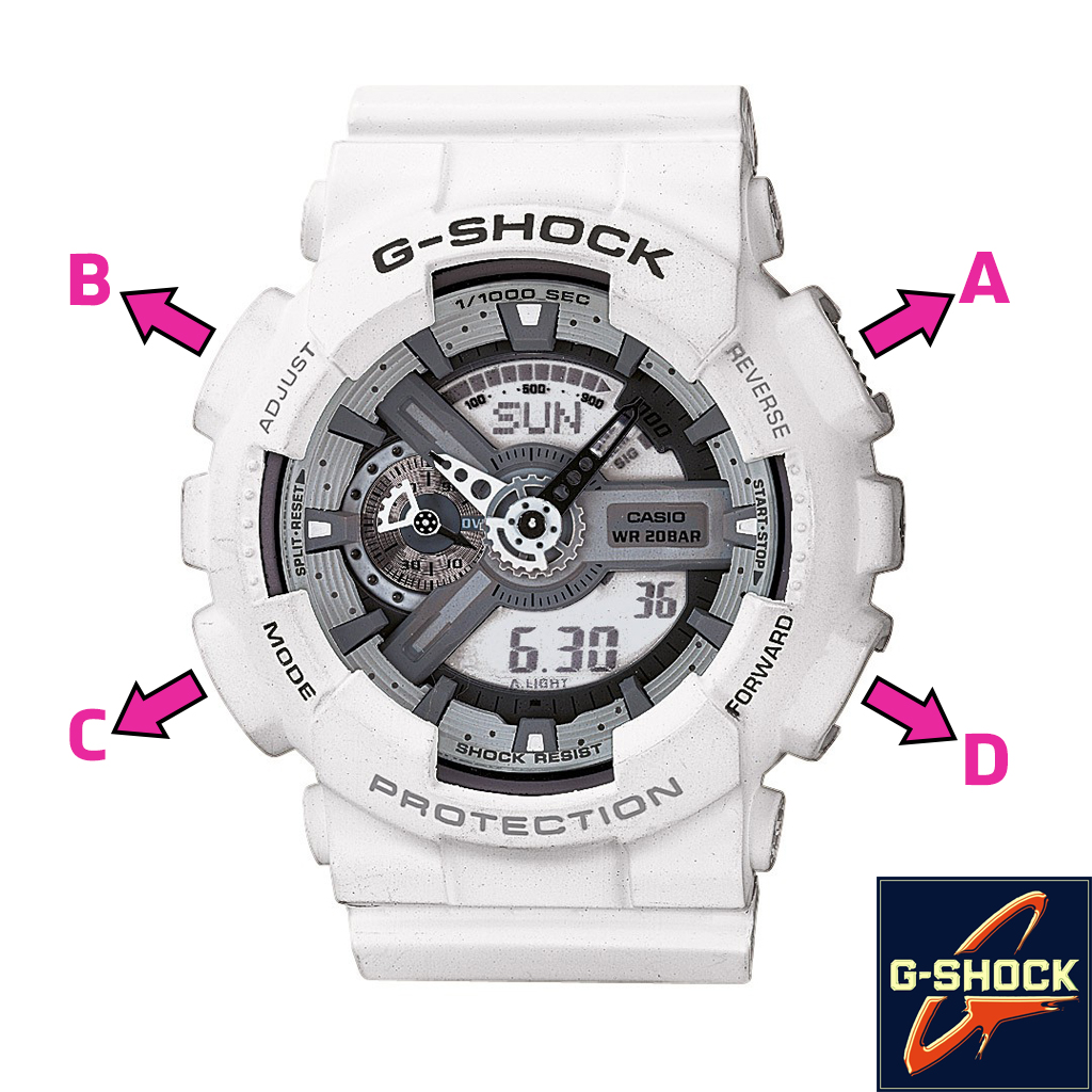 Cách chỉnh Đồng hồ G-Shock