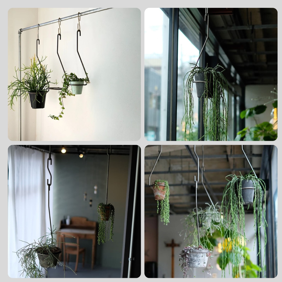 móc treo thả trần decor quán cafe