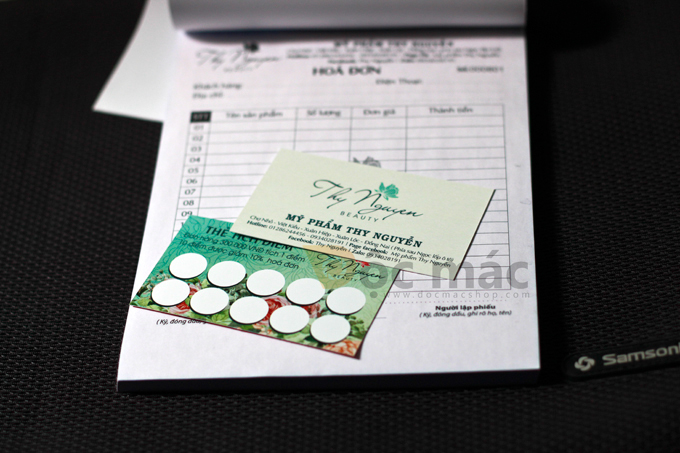 Hình ảnh thành phẩm in ấn Thy Nguyễn Beauty - Độc Mác Shop