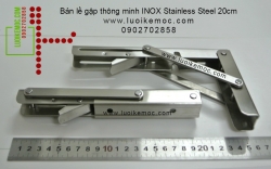 Bản lề gập thông minh INOX Stainless Steel 20cm