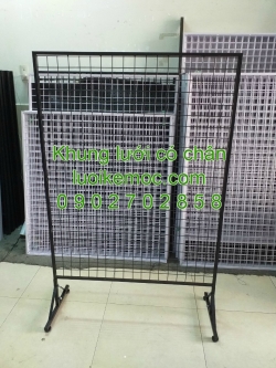 Khung Lưới Có Chân Đen 1.2m x 1.8m