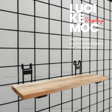 Kệ Gỗ Treo Lưới - LUOIKEMOC - Dài 500 x Ngang 95 mm