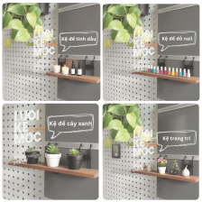 Kệ Gỗ Treo Slatwall_06 LUOIKEMOC - Trưng bày & Trang trí