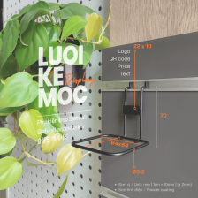 Khung Treo Slatwall_08 LUOIKEMOC - Treo dụng cụ, máy móc