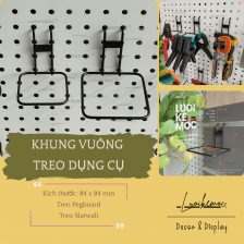 Khung Vuông Treo Pegboard_09 LUOIKEMOC - Treo dụng cụ, máy móc