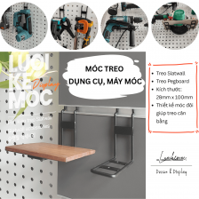 Móc Treo Slatwall_07 LUOIKEMOC - Móc treo dụng cụ, máy móc