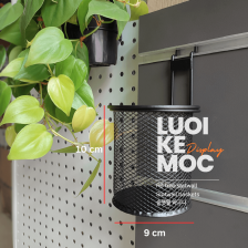 Rổ Treo Slatwall_02 LUOIKEMOC - Rổ treo bút, Rổ treo phụ kiện