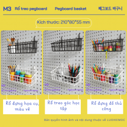 Rổ Treo Pegboard M3 - LUOIKEMOC
