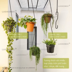 Móc Treo Chậu Cây Thả Trần - Size M 