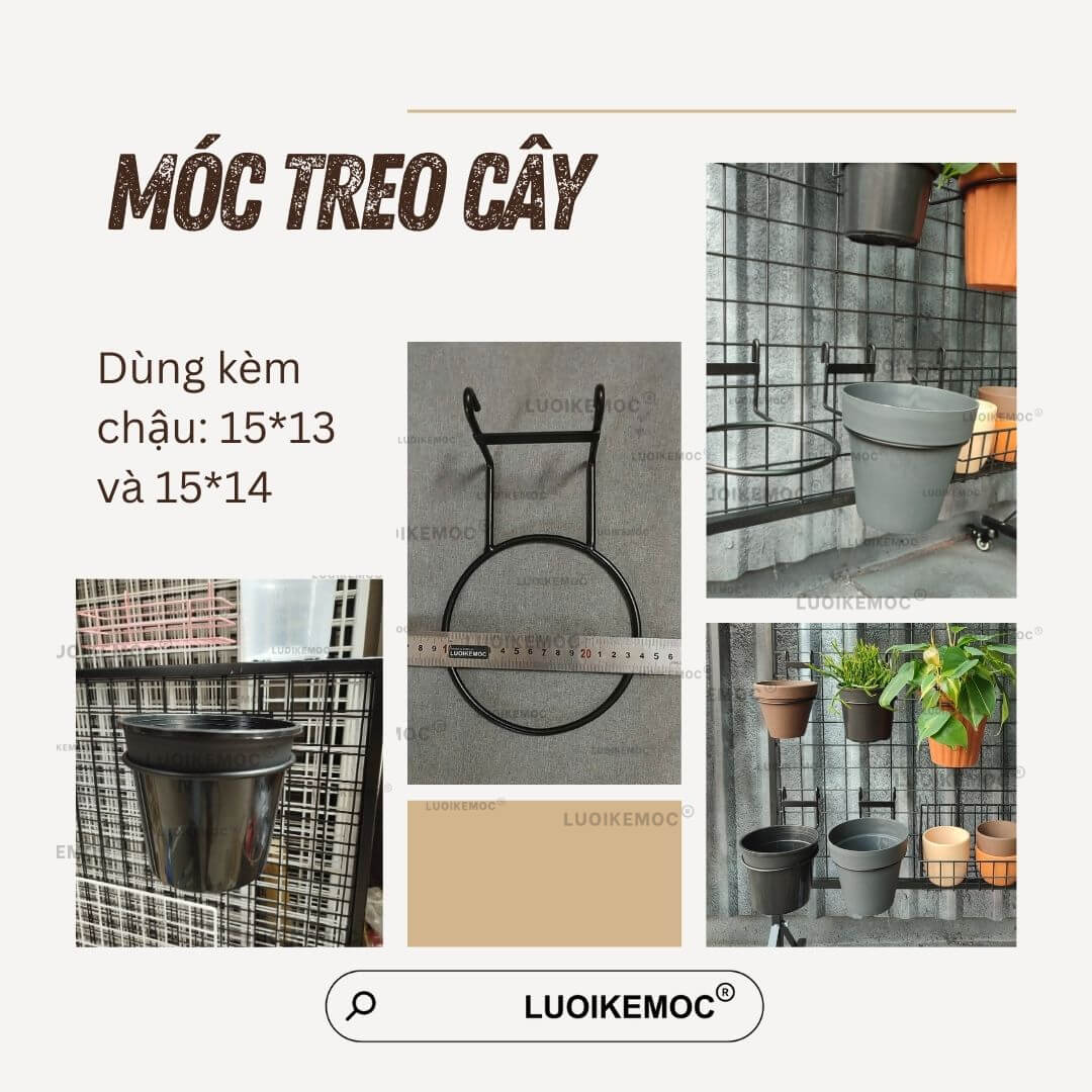 MÓC TREO CÂY 15X14CM LUOIKEMOC