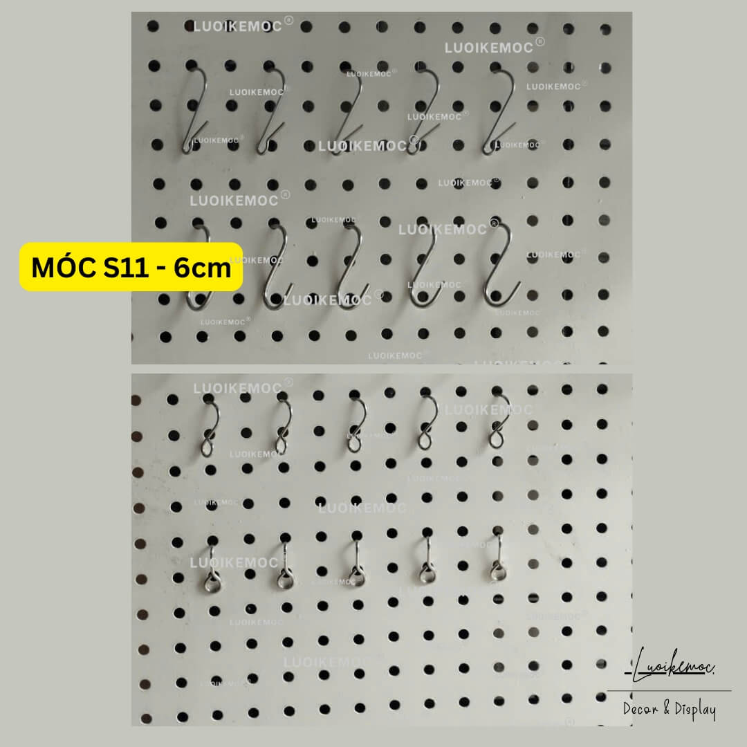 Móc S11 treo pegboard