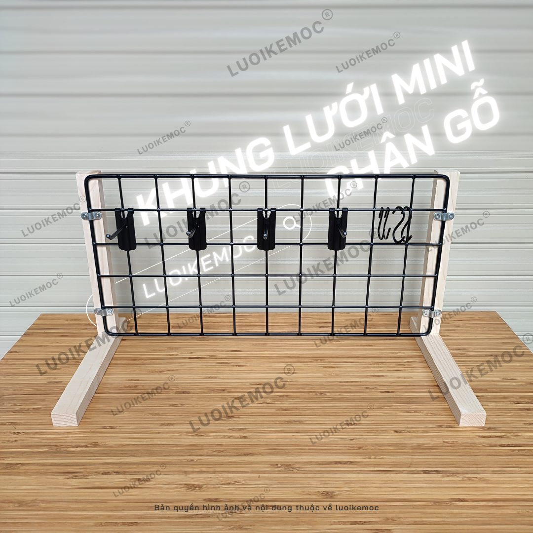 kệ lưới mini có chân 25*50cm