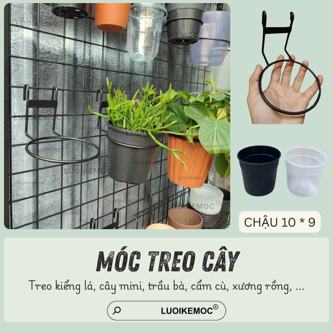 móc treo cây 10*9cm LUOIKEMOC