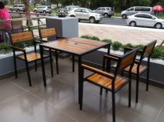 Bàn ghế cafe ngoài trời CF16