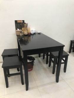 Bàn ghế gỗ quán phở QA68