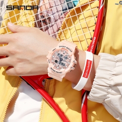 Đồng hồ Nam Nữ SANDA Thể Thao Chính Hãng - 3038 Denim Series