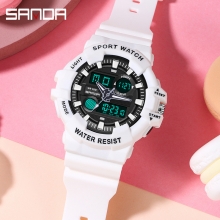 Đồng hồ Nam Nữ SANDA Thể Thao Kim Số Kết Hợp - 3037 Series